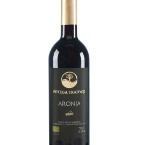 Wino Potęga Tradycji Aronia czerwone wytrawne ekologiczne