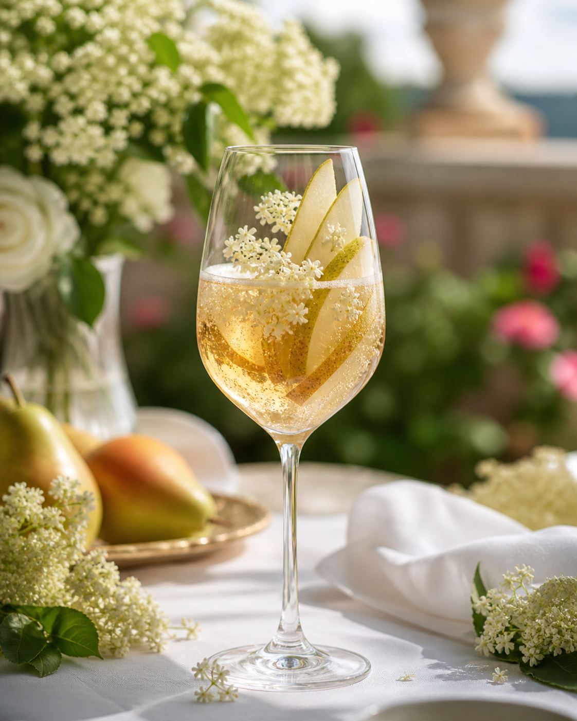 Elderflower Pear Fizz