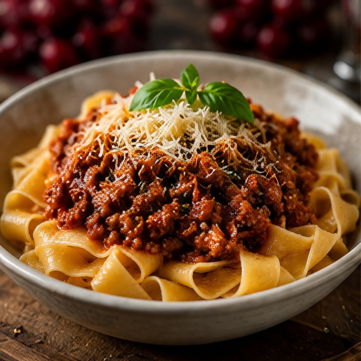 Ragù Bolognese with Chokeberry Wine